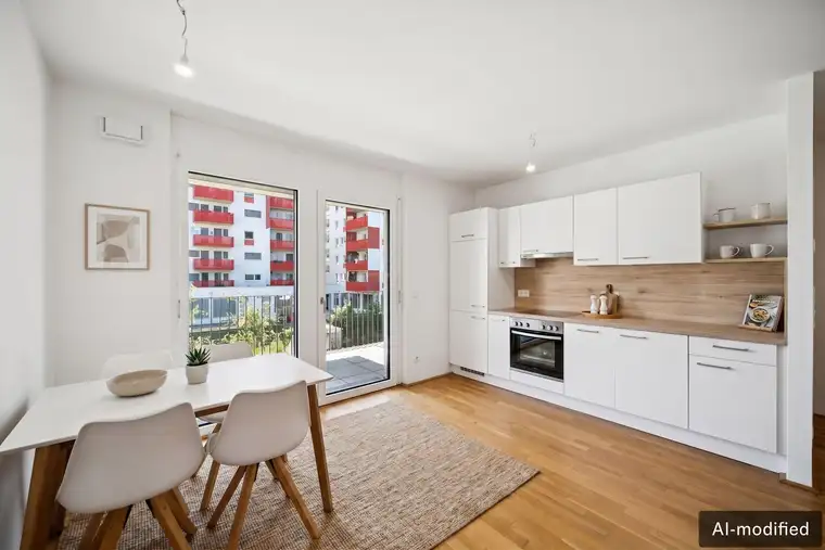 Moderne 2-Zimmer-Wohnung mit Balkon nahe Badeteich Hirschstetten