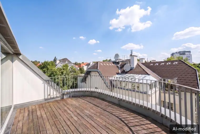 Moderne Dachgeschoss-Maisonette im Cottage