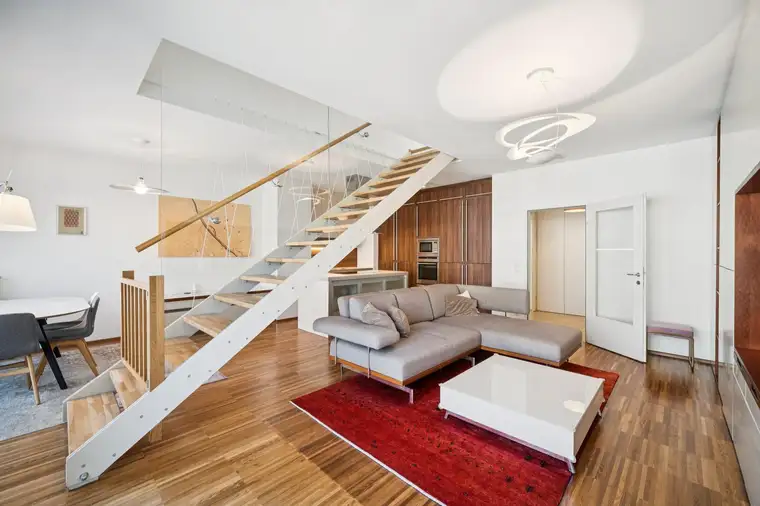 Bestlage im 2. Bezirk: Moderne 2-Zimmer Maisonette mit Dachterrasse