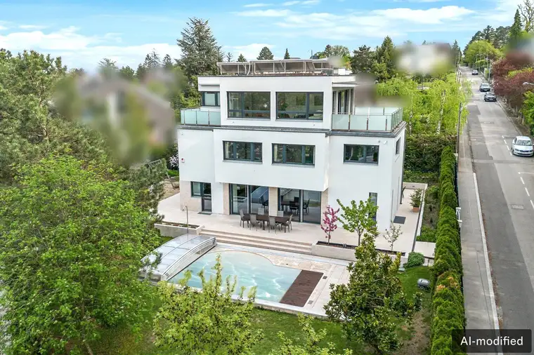 Moderne High-End-Villa in Traumlage neben dem Lainzer Tiergarten!