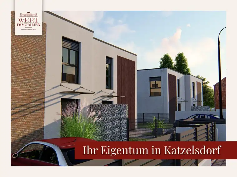 Katzelsdorf bei Wr. Neustadt - Doppelhaushälfte mit 4 Zimmern, Garten &amp; 2 Parkplätze inklusive