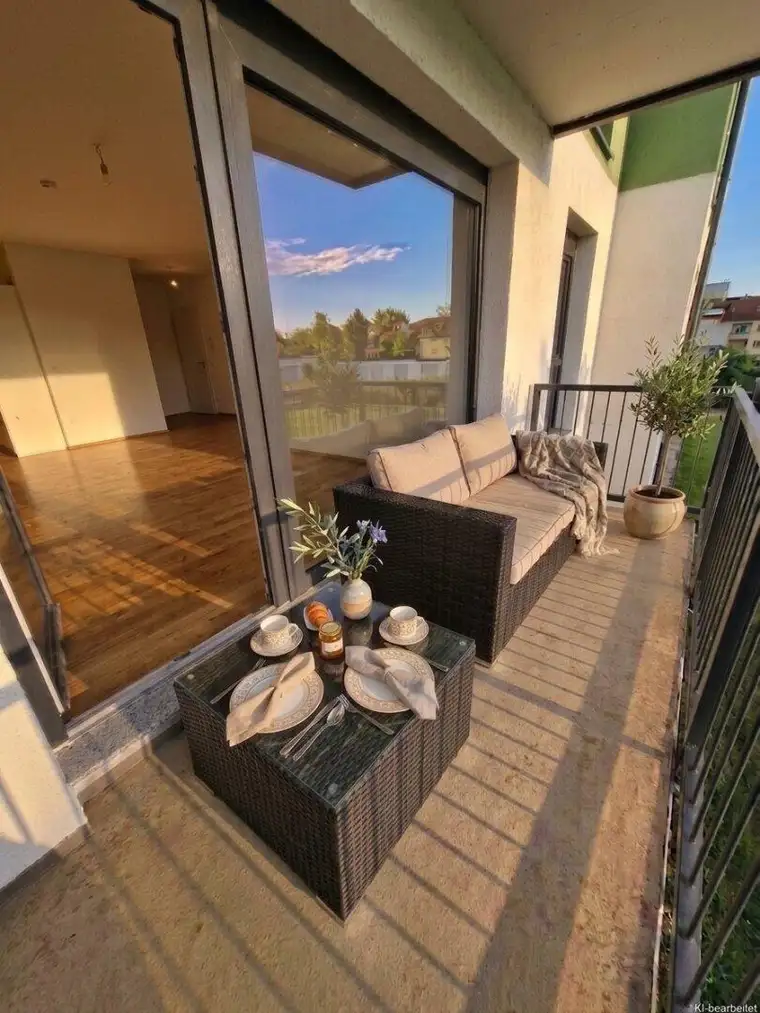 Neubau: Besonders schöne ca. 54 m² Wohnung mit Balkon