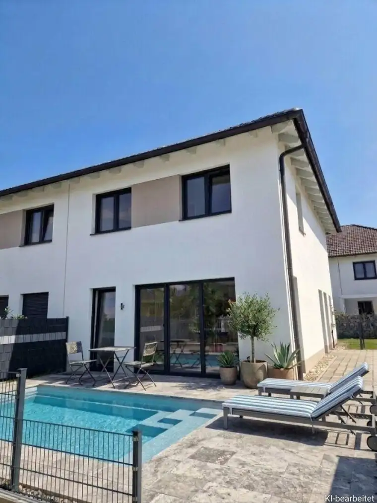 Modernes Doppelhaus mit Garten und Terrasse auf Eigengrund &amp; zeitgemäßem Wohnkomfort