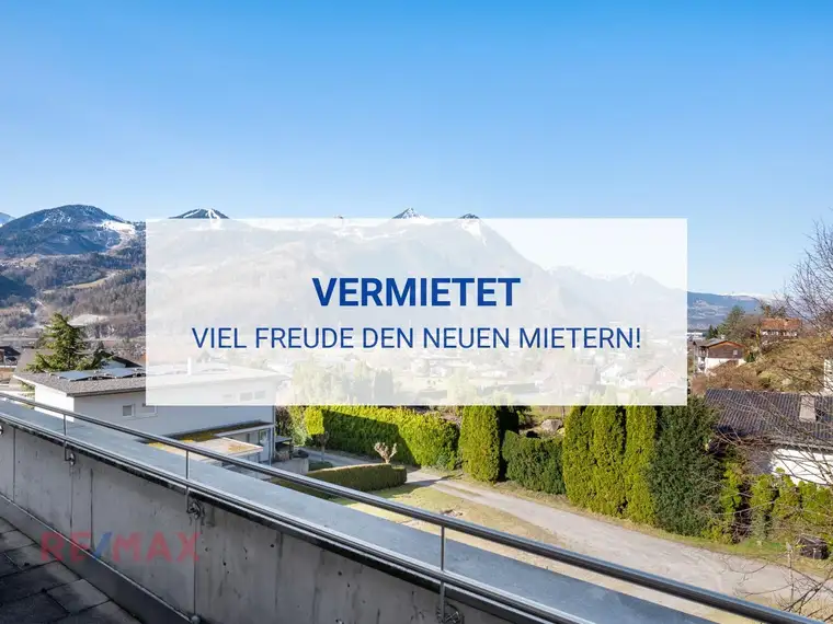 Traumhafte Penthouse-Wohnung mit Bergsicht in Nüziders ab sofort zu haben!