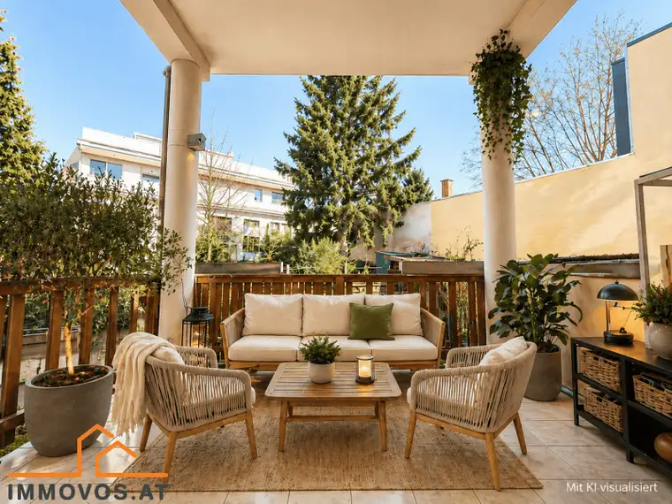 CHARMANTE ALTBAUWOHNUNG MIT BALKON ZUM GARTEN &amp; ZUSÄTZLICHER SOUTERRAIN-EINHEIT 