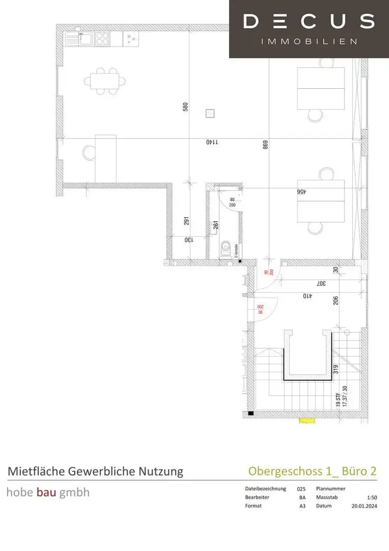 Exklusive Bürofläche - Neubau und Erstbezug - Wirtschaftspark Absdorf