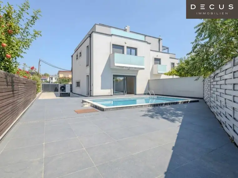 MODERNES FAMILIENHAUS | POOL | GROSSZÜGIGE DACHTERRASSE | HOCHWERTIGE AUSSTATTUNG | VOLLUNTERKELLERT | LEOPOLDSDORF