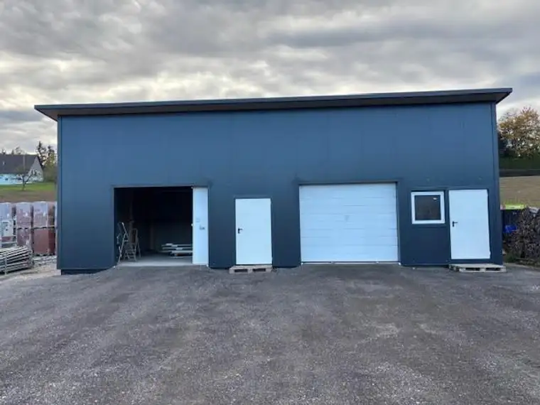 Neue Lagerhalle im Industriegebiet St.Andrä - Maße: 13,30 x 8,00
