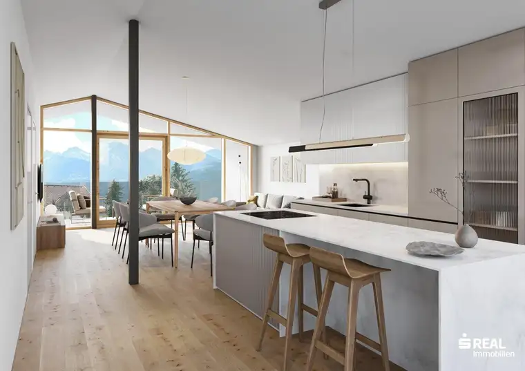 Exklusive Neubau-Balkonwohnung im Zentrum von Telfs zu vermieten. Top11