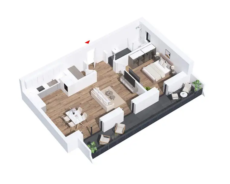 Moderne, wohnbaugeförderte Wohnungen im ehemaligen „Elmerhof“ – Elmen
