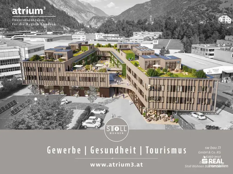 atrium3 – Gewerbe, Gesundheit, Tourismus - Innovationsraum für die Region Landeck