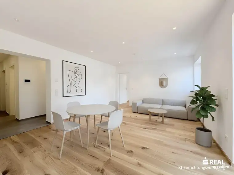 Neubaustandard: generalsanierte 3-Z-W mit Balkon, Keller und Stellplatz