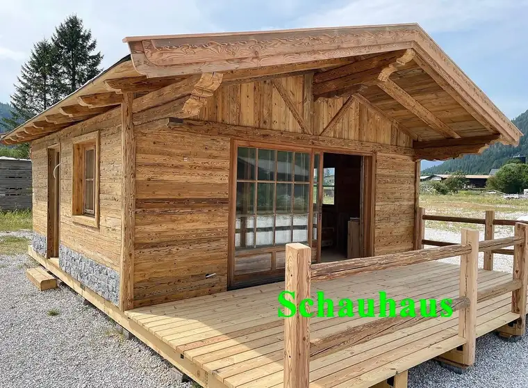 Objekt Nr.: KTINY1000 - FREIZEITWOHNSITZ - KÄRNTEN - KLOPEINER SEE - Exklusives Altholz Tiny House mit Vollaustattung und Gartenanteil