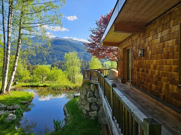 Objekt Nr.: KITZ5050: KITZBÜHEL - SCHWARZSEE - Umbauprojekt: Almhütte mit großem Grundstück in fast Alleinlage und gigantischer Aussichtslage
