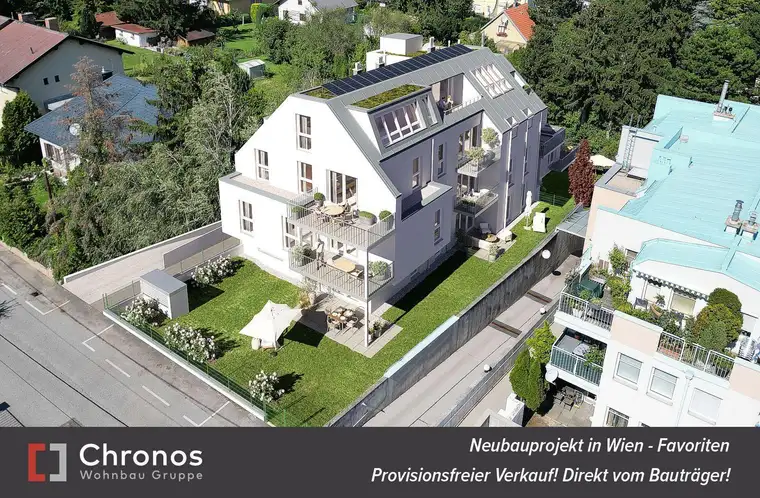 BAUBEGINN ERFOLGT! Neubauwohnung mit großem Südbalkon zwischen Löwygrube und Kurpark Oberlaa!