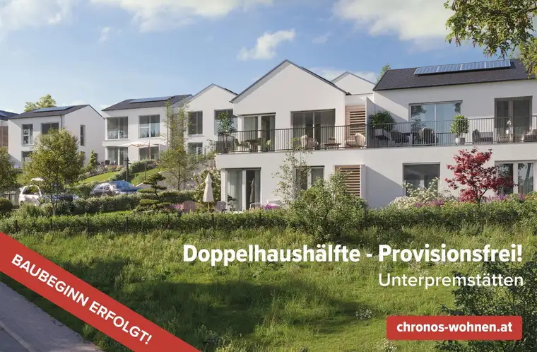 Vorverkaufs-AKTION! Baubeginn Erfolgt! Provisionsfrei und direkt vom Bauträger! Neubau-Doppelhaushälfte in Unterpremstätten!