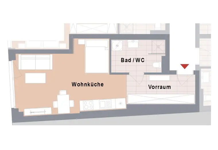 PROVISIONSFREI! Neubauprojekt 1-Zimmerwohnung direkt in der Leonhardstraße!