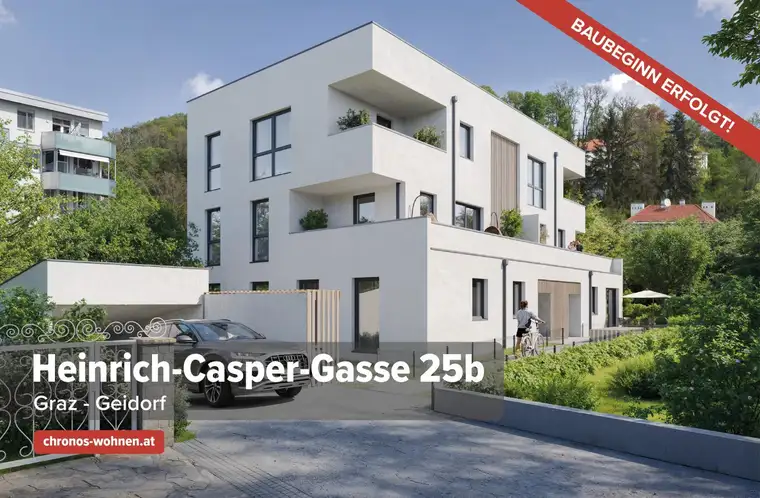 BAUBEGINN ERFOLGT! Neubauprojekt im Villenviertel in Geidorf!