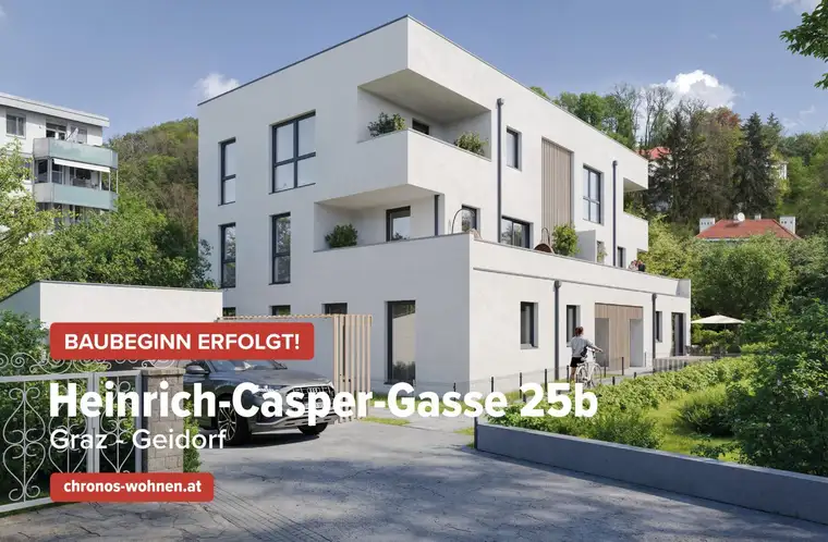 BAUBEGINN ERFOLGT! Neubauprojekt im Villenviertel in Geidorf!