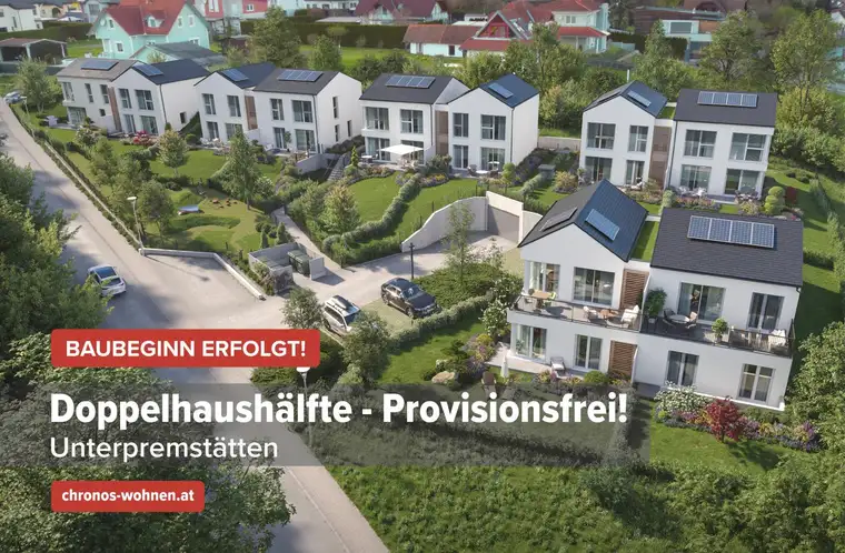 Sommer-AKTION! Baubeginn Erfolgt! Neubau-Doppelhaushälfte in Unterpremstätten! Moderne Wohnanlage mit nur 10 Einheiten!