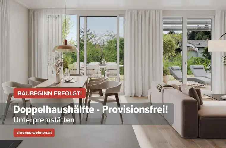Sommer-AKTION! Baubeginn Erfolgt! Neubau-Doppelhaushälfte in Unterpremstätten! Provisionsfrei und direkt vom Bauträger!