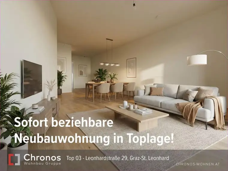 Sofort beziehbare Neubauwohnung in St.Leonhard! Direkt vom Bauträger!