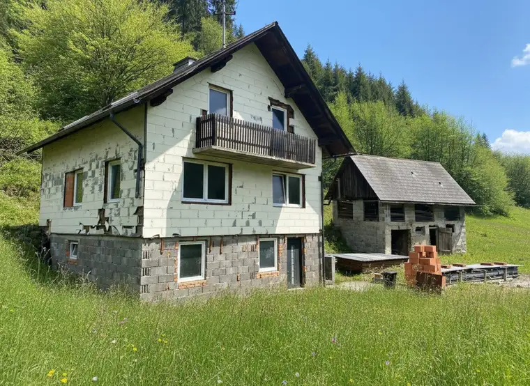Großzügiges Grundstück (2.132 m²) mit Bastlerhaus &amp; Nebengebäude