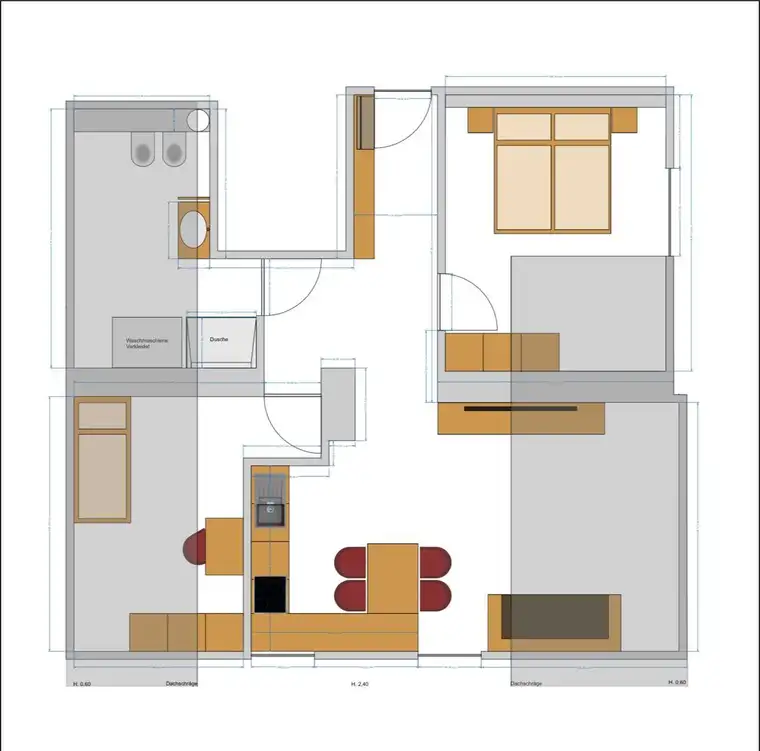 Vermiete in Dellach im Drautal moderne sanierte 3 Zimmerwohnung mit 2 PKW Abstellplätze 