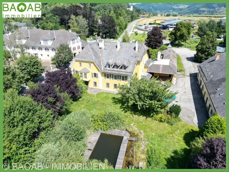 Prachtvolles Herrenhaus mit Gurk-Zugang und Entwicklungspotenzial für Investoren