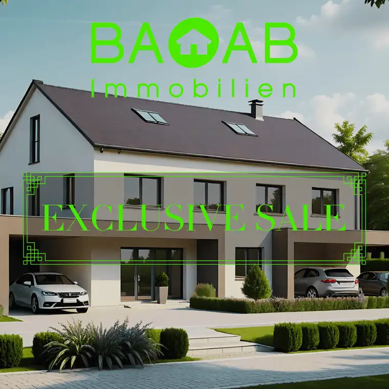 Moderne Doppelhaushälfte als Ausbauhaus in Feldkirchen bei Graz – Terrasse, Carport &amp; Garten