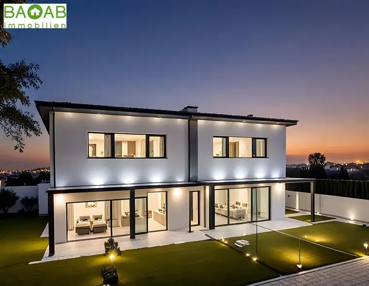 NEUBAU-DOPPELHAUSHÄLFTEN IN BESTLAGE | MODERNES DESIGN | PRIVATE GÄRTEN &amp; TERRASSEN