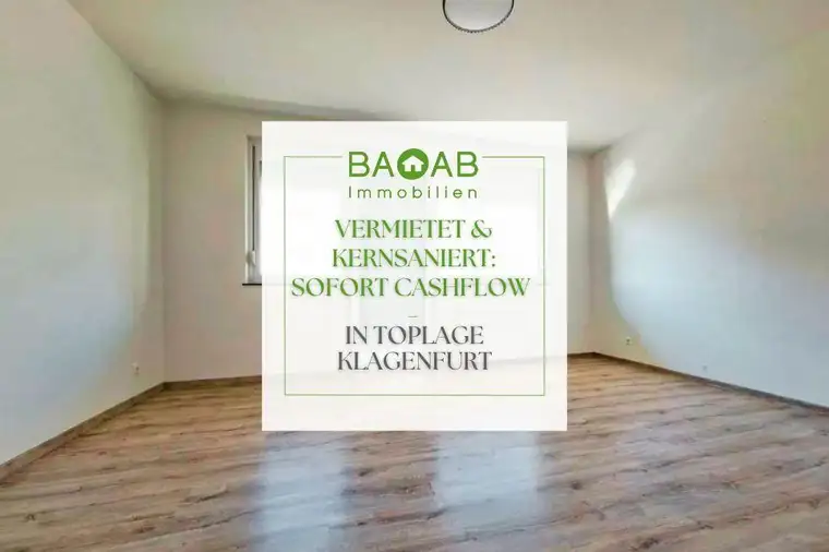 Sanierte 2-Zimmer-Wohnung in Toplage – vermietet oder bezugsfrei!