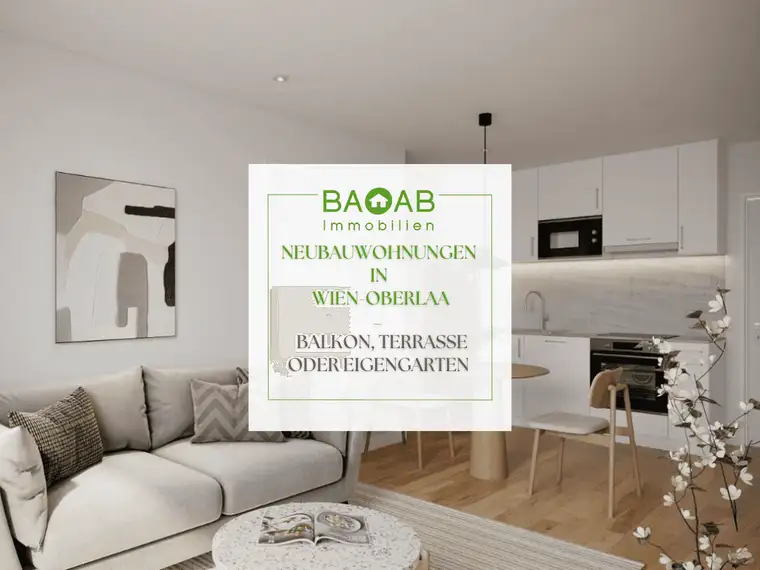 NEUBAUWOHNUNGEN IN WIEN-OBERLAA | BALKON, TERRASSE ODER EIGENGARTEN