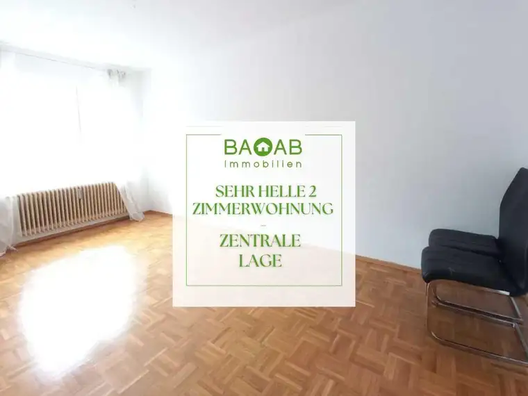Helle 2-Zimmer-Wohnung in zentraler Lage – ab sofort verfügbar
