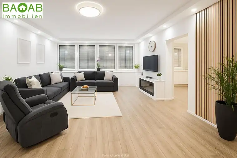 MODERNISIERTE 4-ZIMMER-WOHNUNG MIT LOGGIA UND GRÜNBLICK IN KLAGENFURT – CA. 116 M²