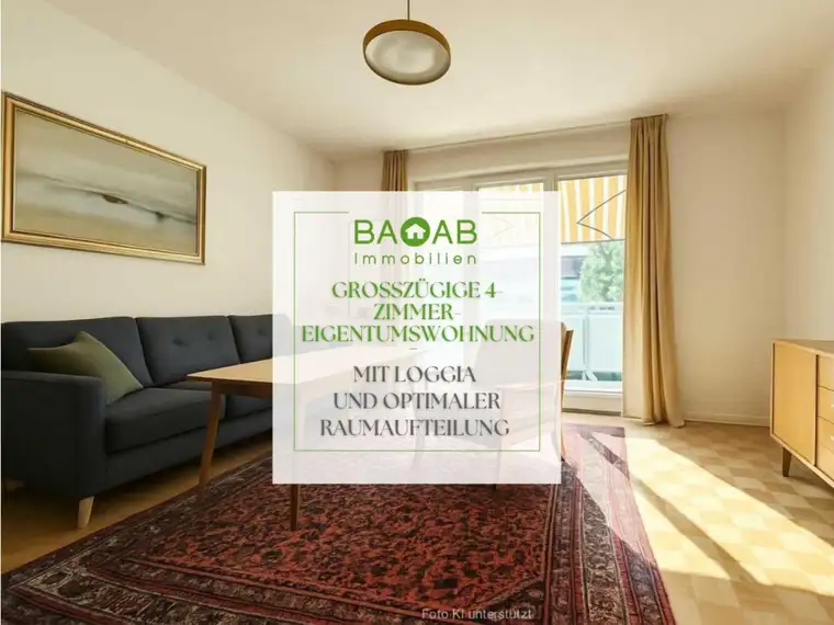 Großzügige 4-Zimmer-Eigentumswohnung mit Loggia und optimaler Raumaufteilung