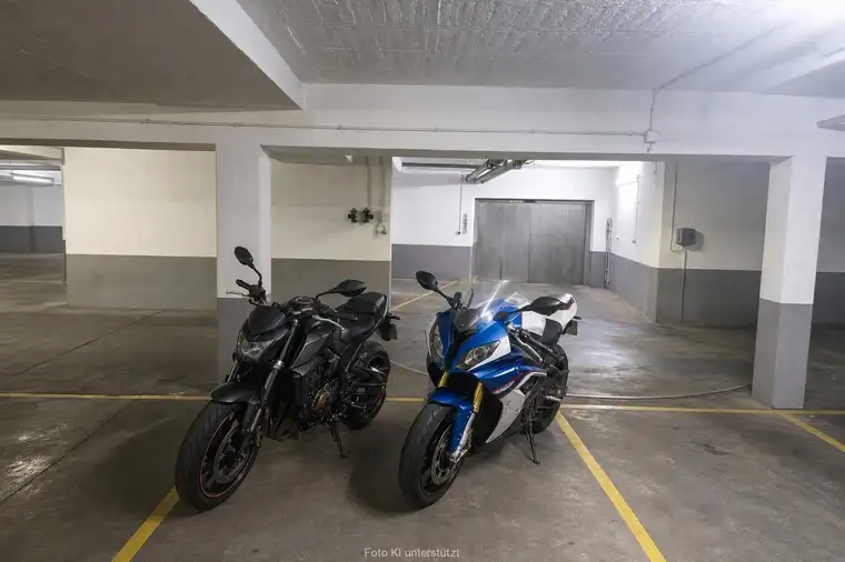 Motorradstellplatz in privater Tiefgarage am Schwedenplatz