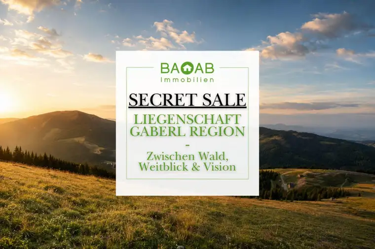 SECRET SALE | Großzügige Liegenschaft mit Entwicklungspotenzial in der Gaberl-Region