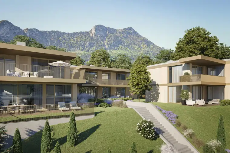 SELINA-EXKLUSIVES GARTENAPARTMENT AM SEE Direkt am Wasser wohnen. Direkt am Mondsee.