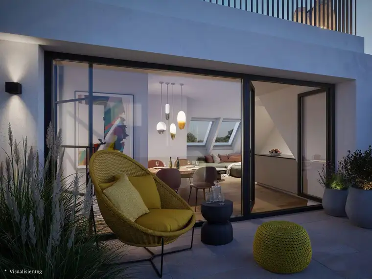 3-ZIMMER DG WOHNUNG MIT GROßZÜGIGER WOHNKÜCHE UND TERRASSE