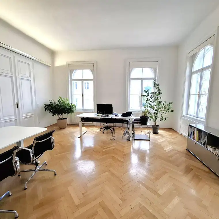 Büro oder Praxis in Bestlage gesucht? Großzügige 193 m² im 1. Bezirk! Jahrhundertwendehaus mit Fernwärme &amp; Lift, Nähe U2 Schottenring!