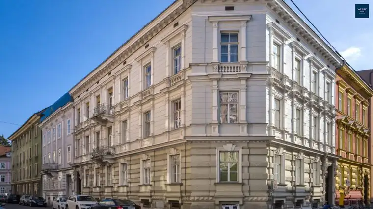 Gartengasse 23/4 - Großzügige Altbauwohnung mit 4 Zimmern, 2 Balkonen &amp; WG-Tauglichkeit im Herzen von Graz