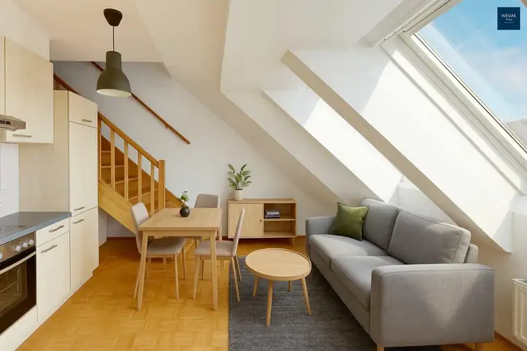 Brandhofgasse 12 Top 21: Jetzt! Helle Dachgeschosswohnung Nähe Karl-Franzens-Uni