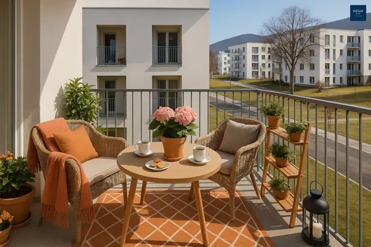Peter Rosegger Straße 17/4 - Helle und gut aufgeteilte Pärchenwohnung mit Balkon
