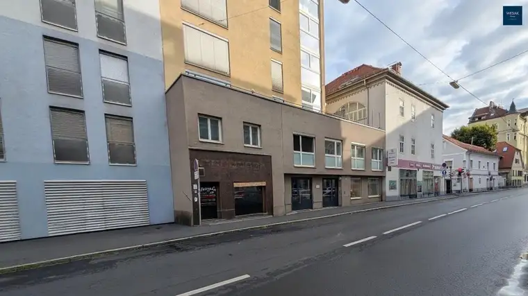 Top-Standort Grazbachgasse: Sichtbare Geschäftsfläche im Erdgeschoß, ruhige Büros im Obergeschoß!