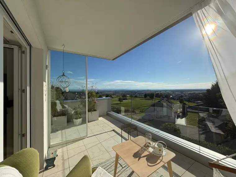 Exklusive Dachterrassenwohnung mit Alpenblick am Stadtrand von Perg