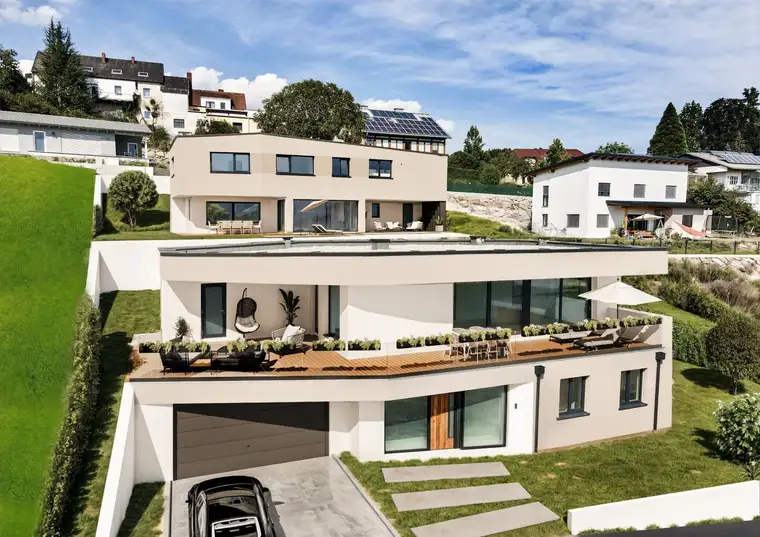 Wohnen am Alpenblick, 2 Neubauten in Bad Kreuzen - Haus 1 bereits verkauft!