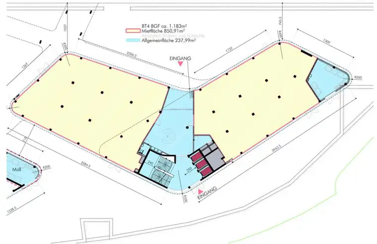 4020, Linz, Wolfgang-Pauli-Straße / Techbase - Moderne Geschäftseinheit zu vermieten - EG