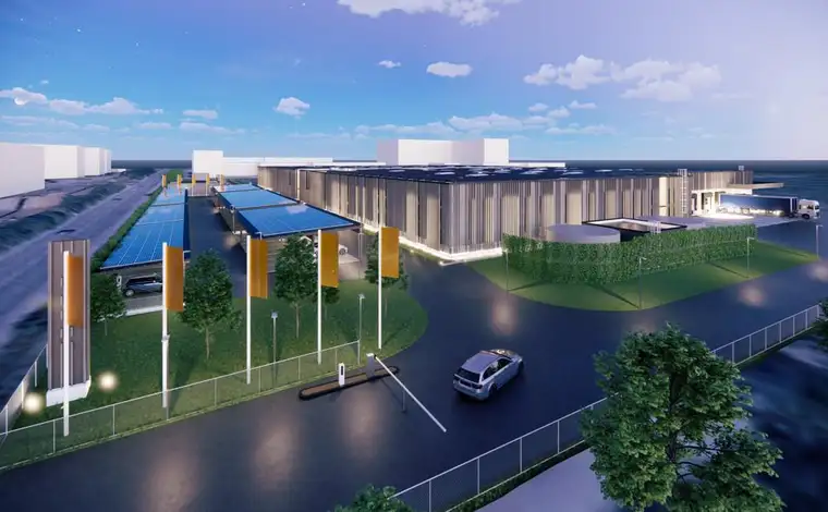 2353, Industriestraße Greenity Gate - ca. 12.000 m² | Nachhaltige Produktions- &amp; Büro Flächen mit Gleisanlage