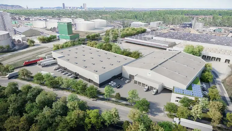 Neubau CityLogistik-Projekt - mit Gleisanschluss